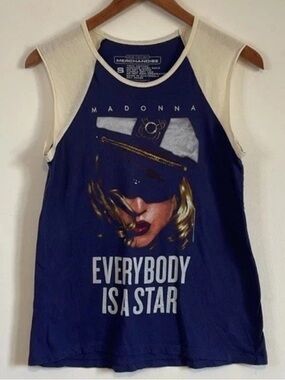 Madonna Girlie Show T-Shirt Boy Toy Small Star Official Y2K Raglan Tee 80s Music